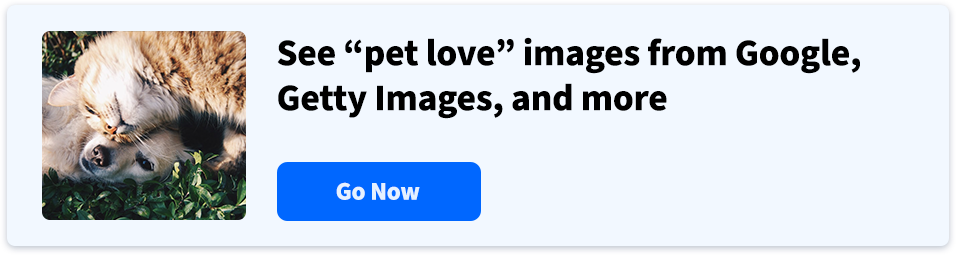 See "pet love" images from Popsync