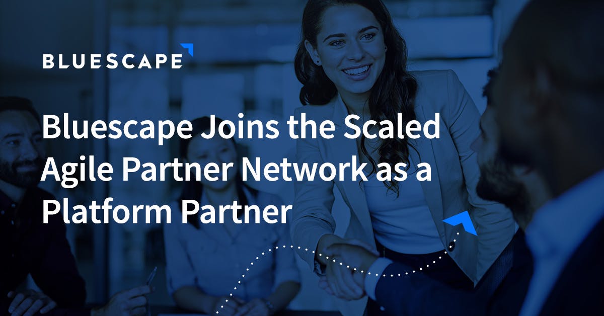 Bluescape joins the Scaled Agile Partner Network as a Platform Partner. Bluescape is the only FedRAMP certified whiteboard solution available for use during SAFe training and Agile planning on U.S. Government systems.