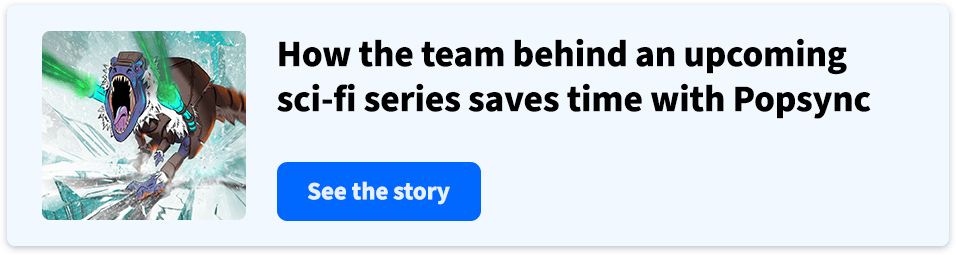 How the team behind an upcoming sci-fi series saves time