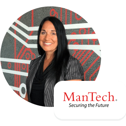 Illustration - General - Portrait & logo Kelly Miller, Mantech